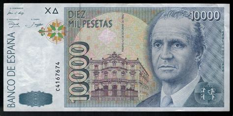billete 10000 pesetas 1992